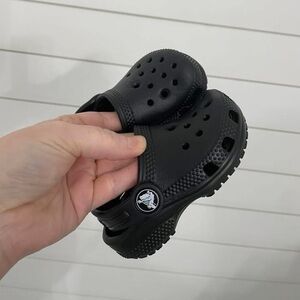 Toddler Crocs.